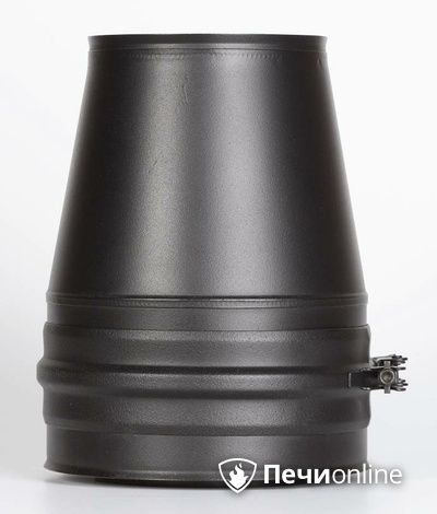 Комплектующие дымохода Schiedel Конус д250 PM25 (Черный) Permetr в Ульяновске