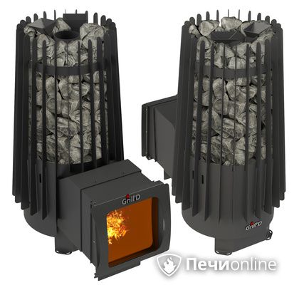 Дровяная печь-каменка GrillD Cometa Vega 180 window long Max в Ульяновске