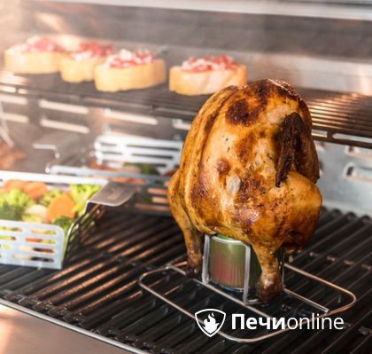 Ростер Char-Broil Grill+ для курицы с креплением для емкости в Ульяновске