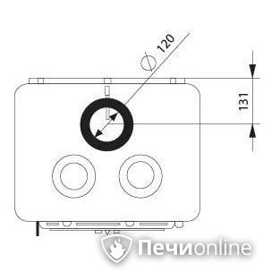 Отопительно-варочная печь Ferguss Magma cook side door в Ульяновске