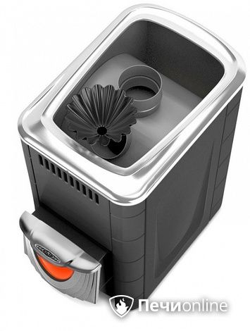 Дровяная банная печь TMF Ангара 2012 Inox ДНС КТК ЗК антрацит в Ульяновске